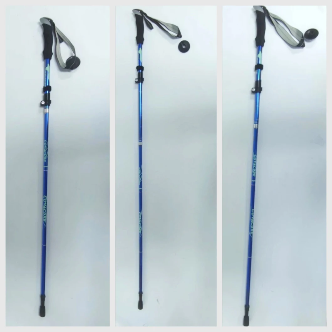 Folding Hiking Stick Trekking Pole Aluminium