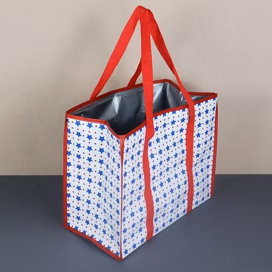 Высококачественная популярная изолированная сумка-холодильник с индивидуальной печатью для доставки термической еды на обед